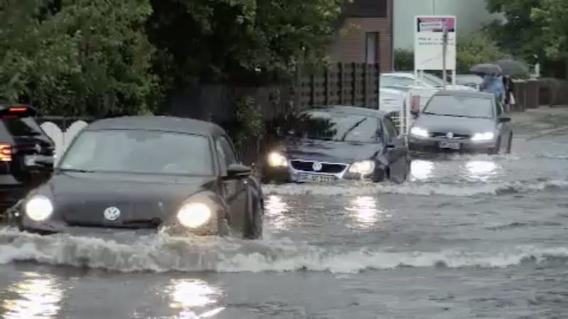 Unwetter im Rheinland (Foto: SAT.1 NRW)