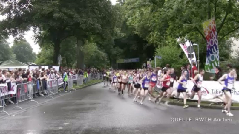 Digitaler Volkslauf in Aachen (Foto: SAT.1 NRW)