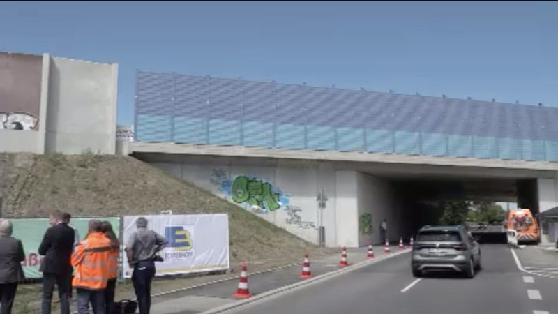 A1 Autobahnbrücke fertig gebaut (Foto: SAT.1 NRW)