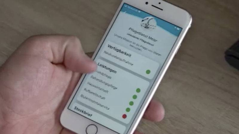 App erleichtert Pflegeplatz-Suche (Foto: SAT.1 NRW)