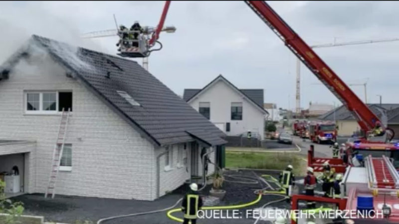 Unbekannter dreht Feuerwehr das Wasser ab (Foto: SAT.1 NRW)