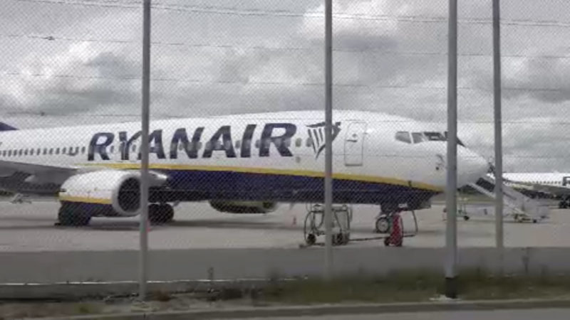 RyanAir vor dem Aus in Weeze? (Foto: SAT.1 NRW)