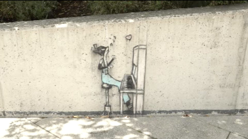 Streetart-Künstler malt Kreidekunstwerke (Foto: SAT.1 NRW)
