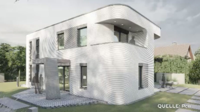 Deutschlands erstes 3D-Druckhaus (Foto: SAT.1 NRW)