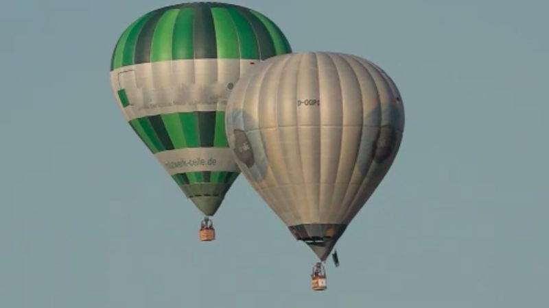 So schön startete die Warstein Ballon Challenge (Foto: SAT.1 NRW)