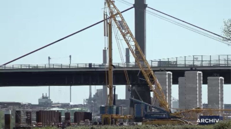 Politik diskutiert über Leverkusener Brücke (Foto: SAT.1 NRW)