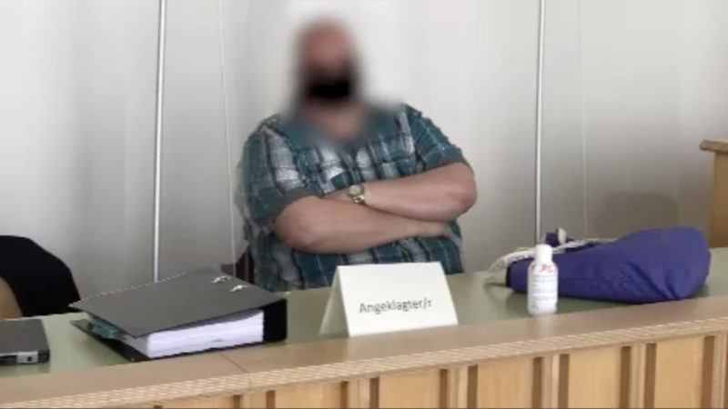 Prozessbeginn gegen Lokführer (Foto: SAT.1 NRW)