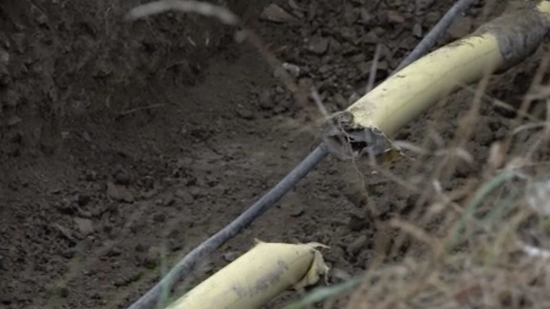 Gasleck auf Baustelle (Foto: SAT.1 NRW)