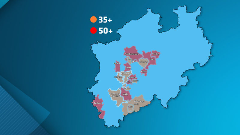 Immer mehr Corona-Hotspots (Foto: SAT.1 NRW)