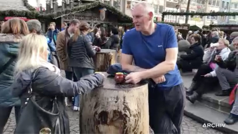 Kein Glühwein auf Aachener Weihnachtsmärkten (Foto: SAT.1 NRW)