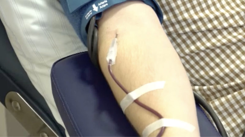 Zu wenig Blutspenden (Foto: SAT.1 NRW)