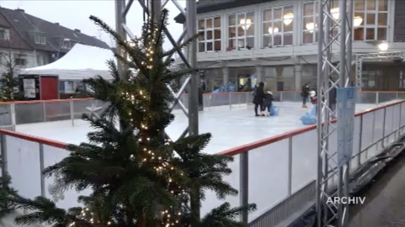 Verbot für Monheimer Eisbahn (Foto: SAT.1 NRW)