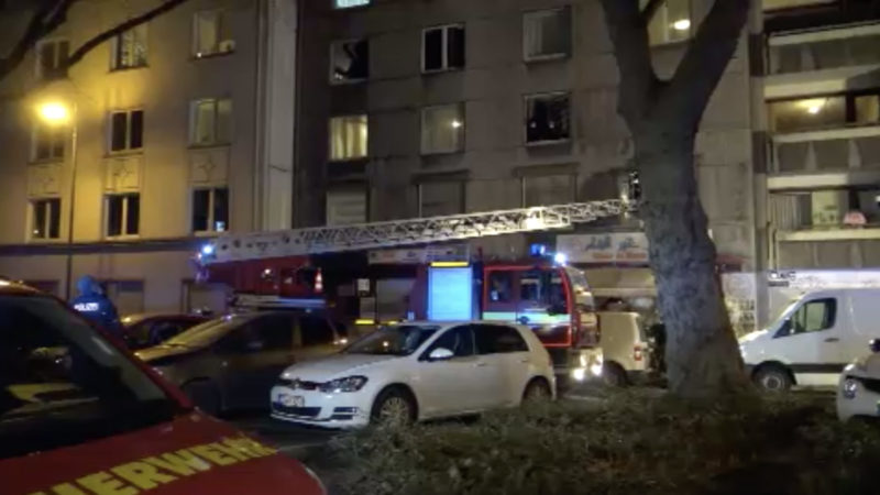 Wieder Brandstiftung (Foto: SAT.1 NRW)