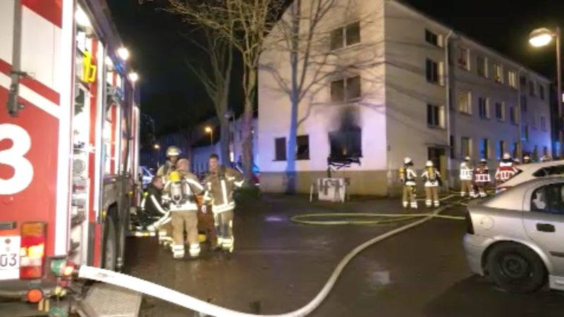 Feuer in Duisburg (Foto: SAT.1 NRW)