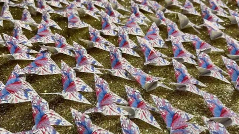 Kölnerinnen knacken Origami-Weltrekord (Foto: SAT.1 NRW)