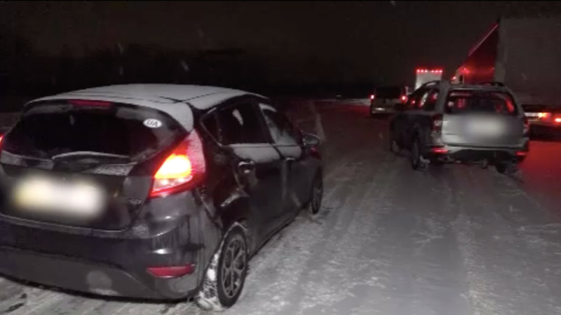 Eisdrama auf A2 (Foto: SAT.1 NRW)