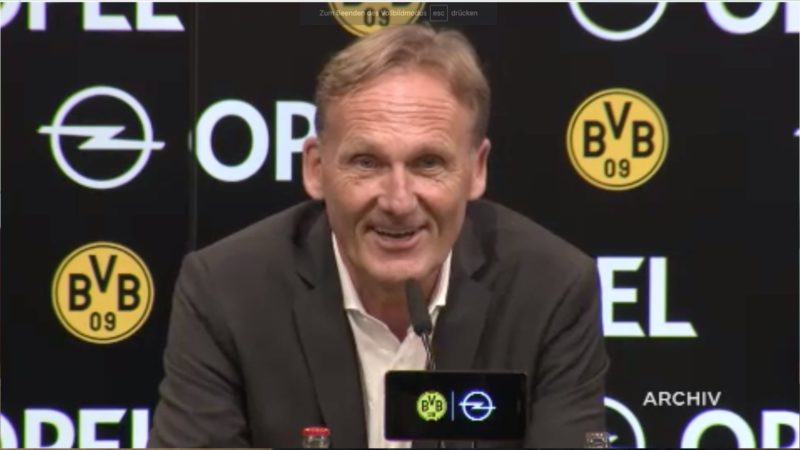 Doch kein Abschied - Watzke verlängert (Foto: SAT.1 NRW)