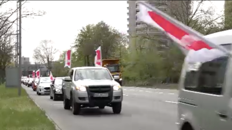 LEG-Handwerker streiken (Foto: SAT.1 NRW)