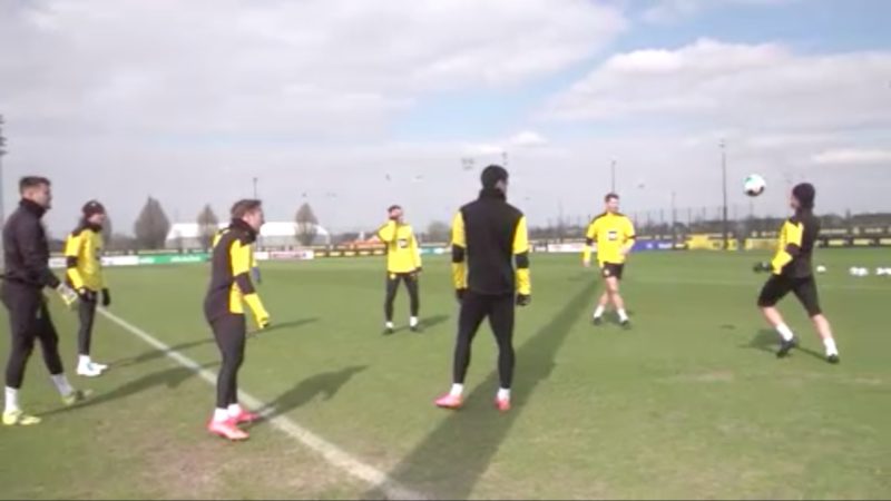 Borussia Dortmund kurz vor DFB Pokal Finale (Foto: SAT.1 NRW)