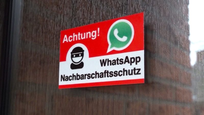 WhatsApp-Gruppe schützt vor Einbrechern (Foto: SAT.1 NRW)