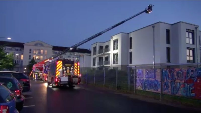 Brand im Altenheim (Foto: SAT.1 NRW)