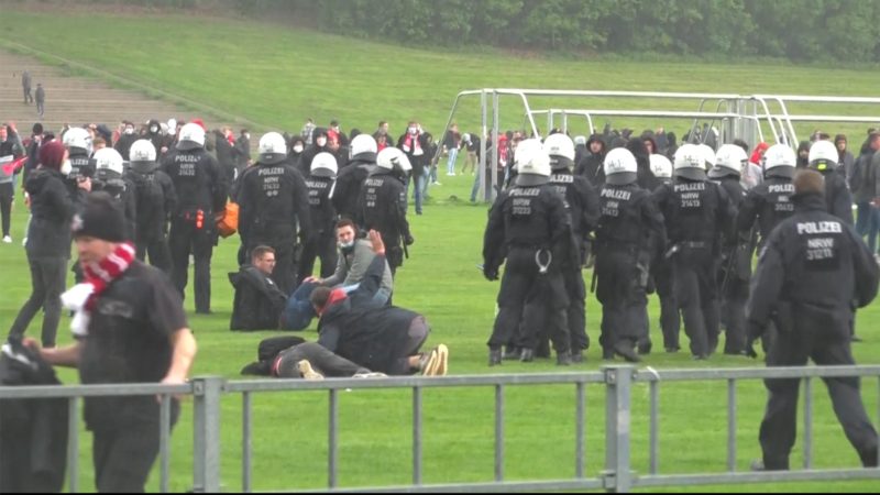 1. FC Köln gegen Holstein Kiel: Stimmung vor dem Relegationsspiel (Foto: SAT.1 NRW)