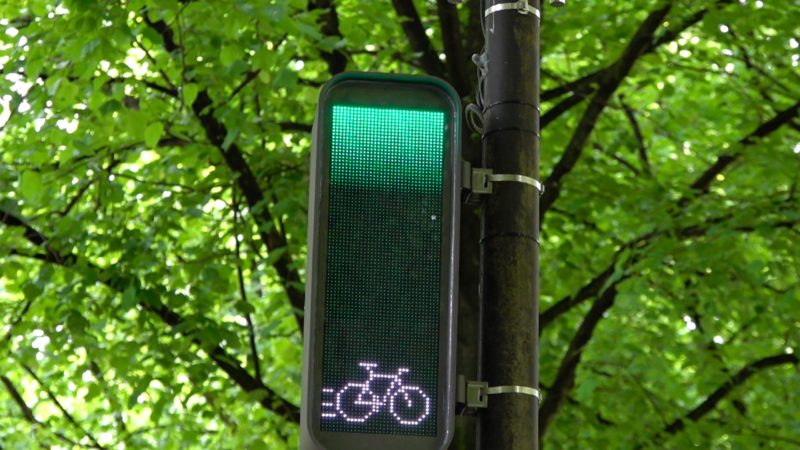 Grüne Welle für Fahrradfahrer (Foto: SAT.1 NRW)