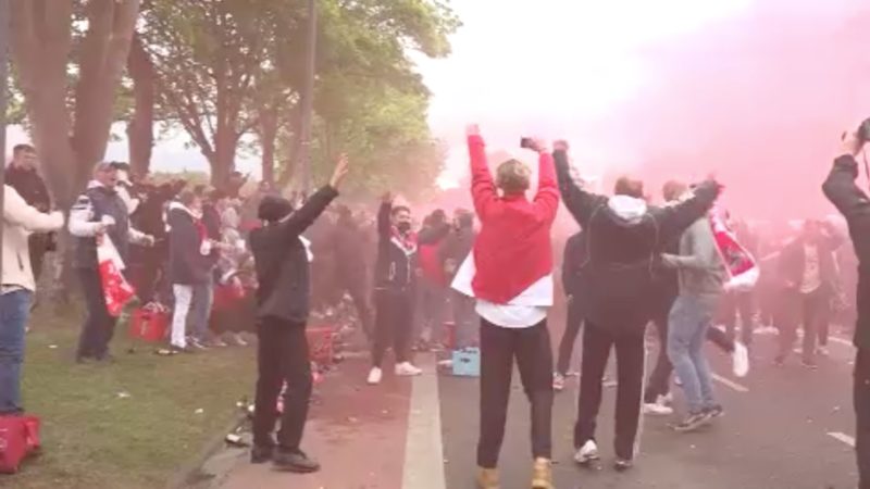 Keine Fans beim FC-Köln Relegationsspiel (Foto: SAT.1 NRW)