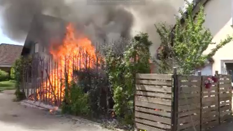 Auf einmal war alles in Flammen (Foto: SAT.1 NRW)