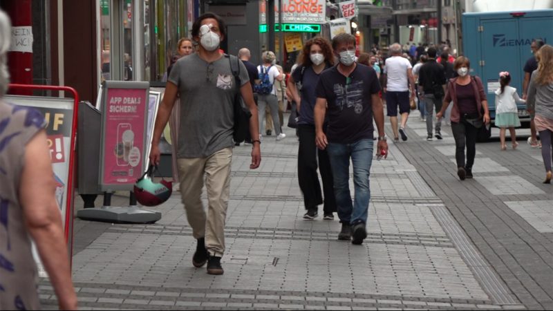 Keine Maskenpflicht mehr im Freien in NRW (Foto: SAT.1 NRW)