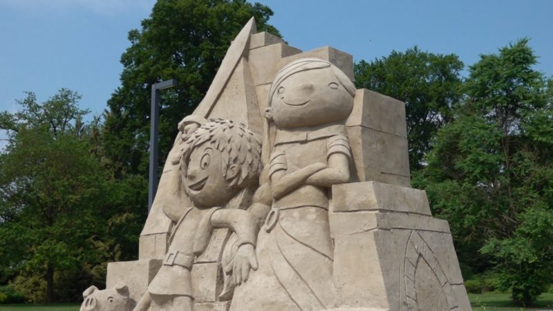 Sandskulpturen in Bad Lippspringe (Foto: SAT.1 NRW)