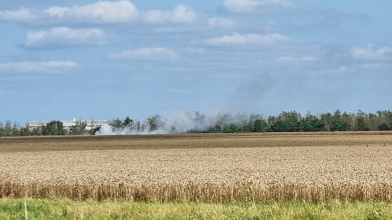 Flugzeugabsturz: vier Tote (Foto: SAT.1 NRW)