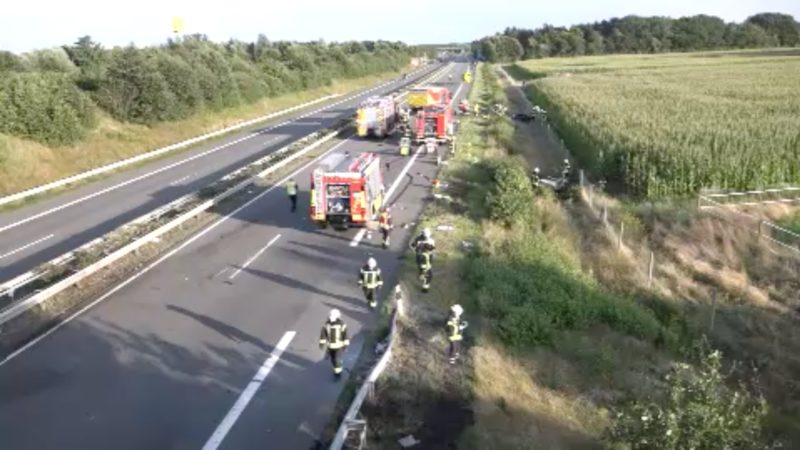 Tödlicher Autounfall (Foto: SAT.1 NRW)