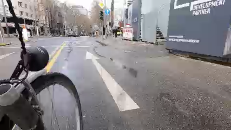 Nackte Fahrrad-Demo in Köln (Foto: SAT.1 NRW)