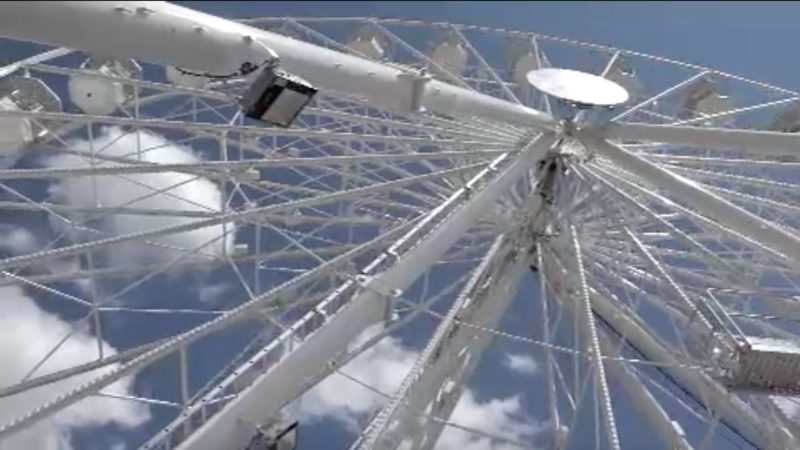 Riesenrad falsch aufgebaut (Foto: SAT.1 NRW)