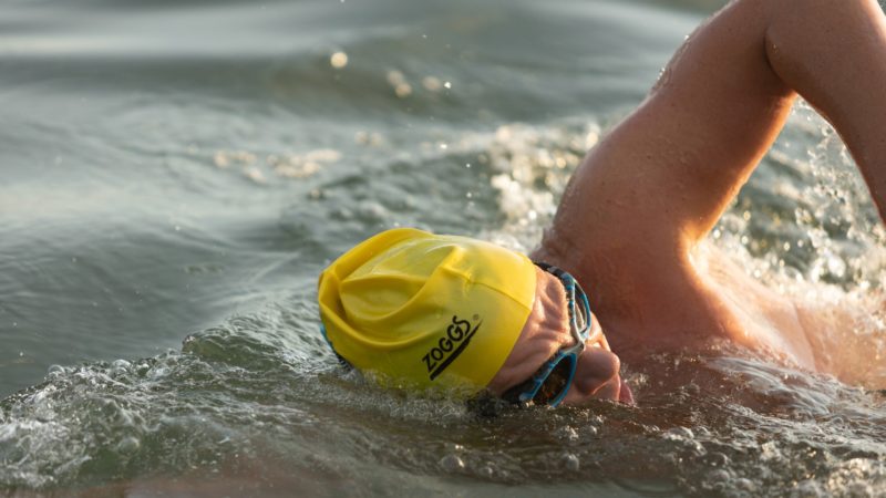 Paderborner schwimmt nach Helgoland (Foto: SAT.1 NRW)