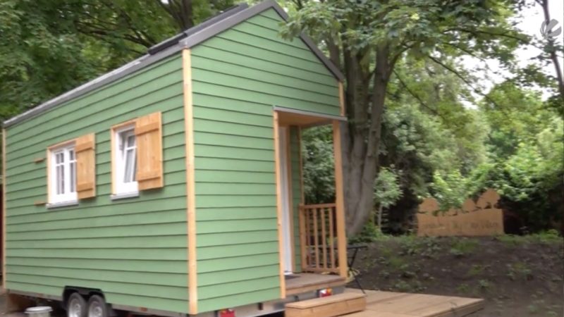 Tiny House-Hotel in Hamm (Foto: SAT.1 NRW)