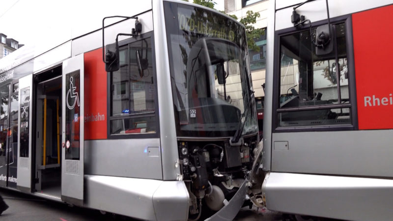 Bahn-Crash: Viele Verletzte (Foto: SAT.1 NRW)