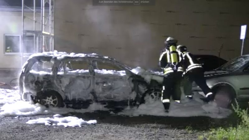 Vandalen in Hennef (Foto: SAT.1 NRW)