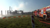 Werksfeuerwehr im Großeinsatz (Foto: SAT.1 NRW)