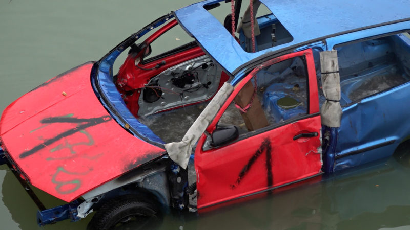 Übung einer Autobergung (Foto: SAT.1 NRW)