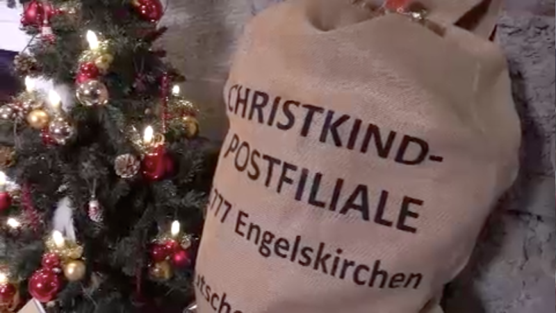 Christkind-Postfiliale eröffnet (Foto: SAT.1 NRW)