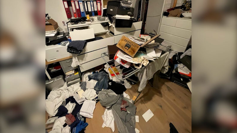 Riesen-Chaos durch Einbrecher (Foto: SAT.1 NRW)