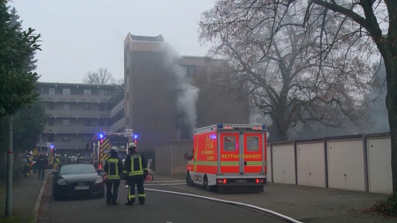 Vom Rauch eingeschlossen (Foto: SAT.1 NRW)