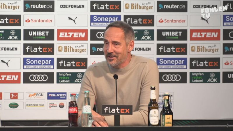 Adi Hütter fehlt Gladbach (Foto: SAT.1 NRW)