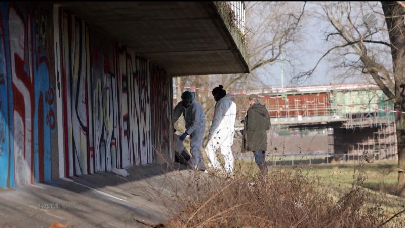 Babyleiche im Rhein gefunden (Foto: SAT.1 NRW)