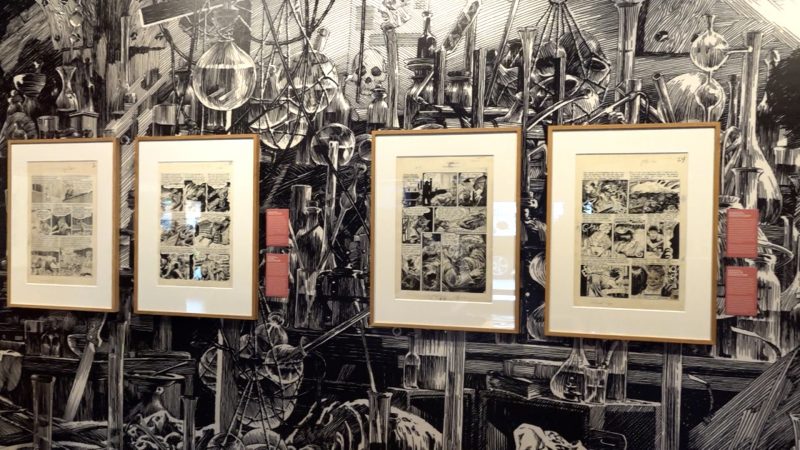 Ausstellung zu Horror-Comics (Foto: SAT.1 NRW)