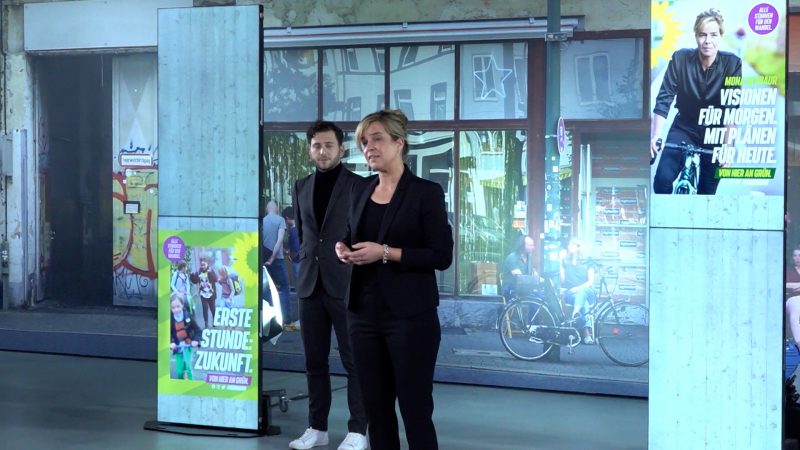 Wahlkampfauftakt der Grünen (Foto: SAT.1 NRW)