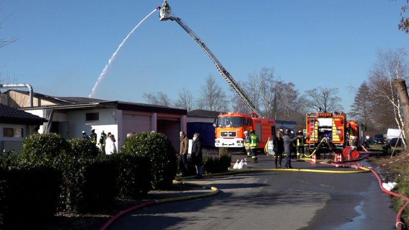 Großbrand in Detmold (Foto: SAT.1 NRW)