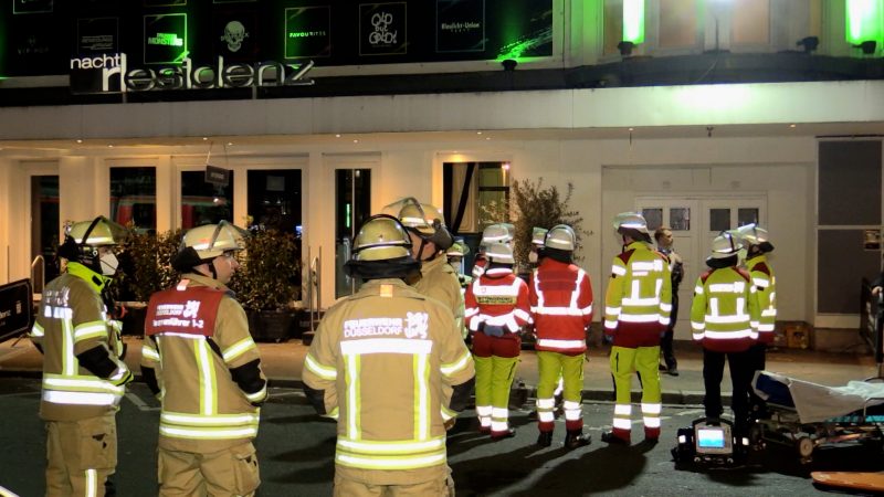 Deckeneinsturz in Düsseldorfer Club (Foto: SAT.1 NRW)